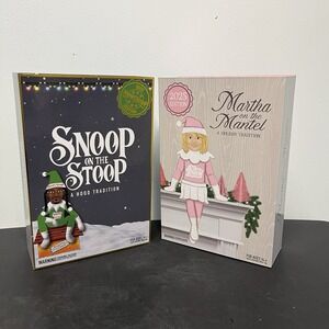 Snoop on the Stoop Snoop Dogg Martha on the Mantel Martha Stewart Elf Doll Set
